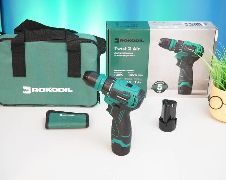 Как выбрать шуруповерт для сборки мебели на примере Rokodil Twist 2 Air. Обзор инструмента с комплектом оснастки в мягком кейсе (комплектация 2)