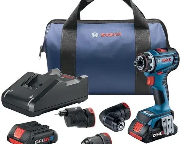 Компания Bosch выпустила новую модульную аккумуляторную дрель FlexiClick