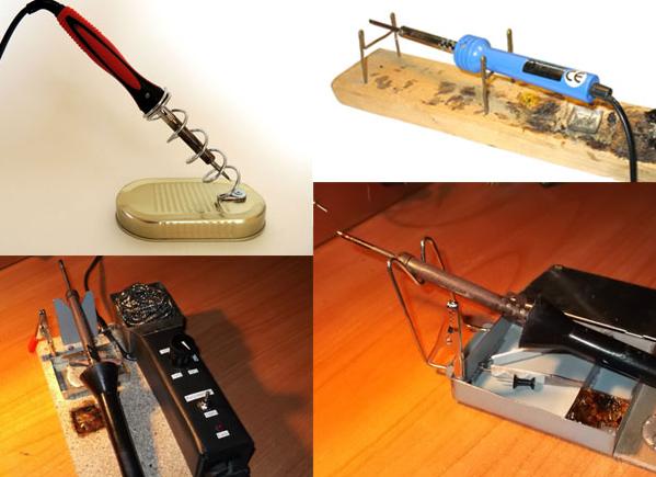 Подставка для паяльника своими руками