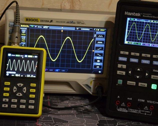 Какой осциллограф выбрать? Сравнение двух популярных моделей ADS5012H и Hantek 2D42