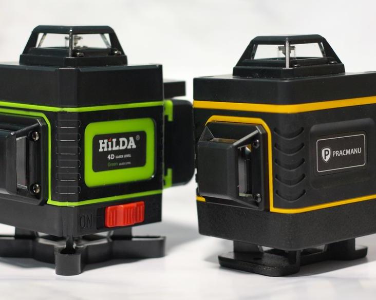 Сравнение двух лазерных уровней 4D с Алиэкспресс